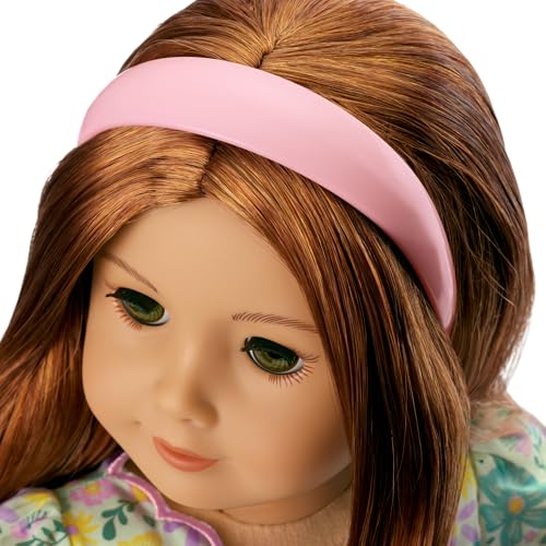 Image of American Girl Truly Me, 18-inch Doll Clothes, Pastel Petals Dress, with Headband and Flats, Ages 6+
