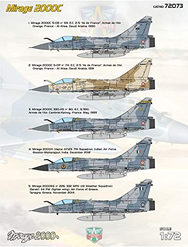 Mirage 2000C kit d'avion à l'échelle 1/72 maquette multirôle