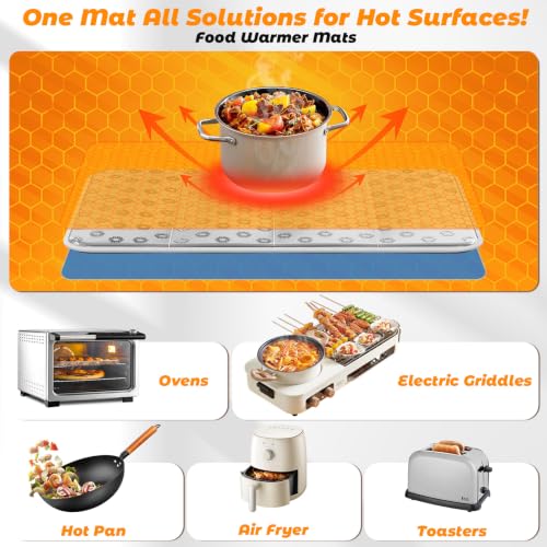 Image of Heat Resistant Mats for Countertop, 35.4x15.7 in