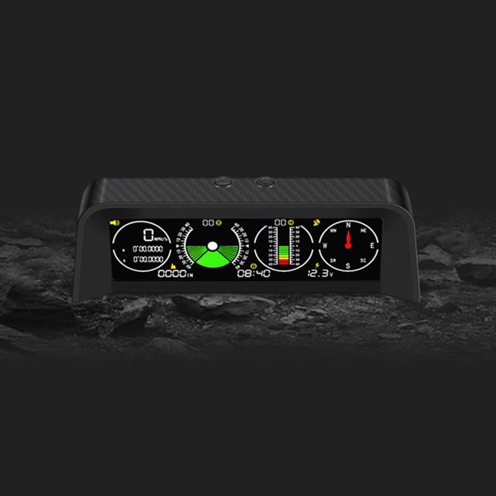 X90 Car Electronic Digital GPS VelocíMetro Head-Up Display Medidor de InclinacióN AltíMetro BrúJula Equilibrador de InclinacióN de de AutomóVil