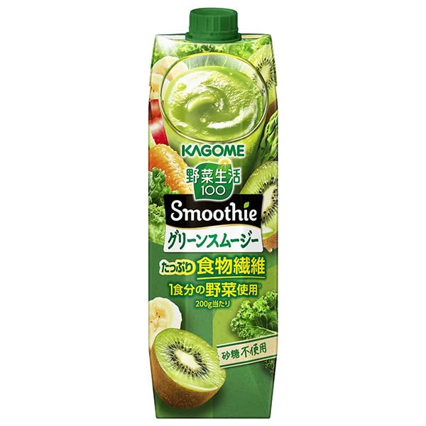 Amazon.co.jp: カゴメ 野菜生活100 Smoothie(スムージー) グリーン