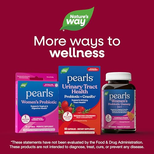 Nature's Way Pearls Urinary Tract Probiotic + CranRx, 7 Billion CFU, 60 ct - image 7