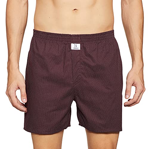 Image of Longies Men's Cotton Printed Regular Boxer Shorts