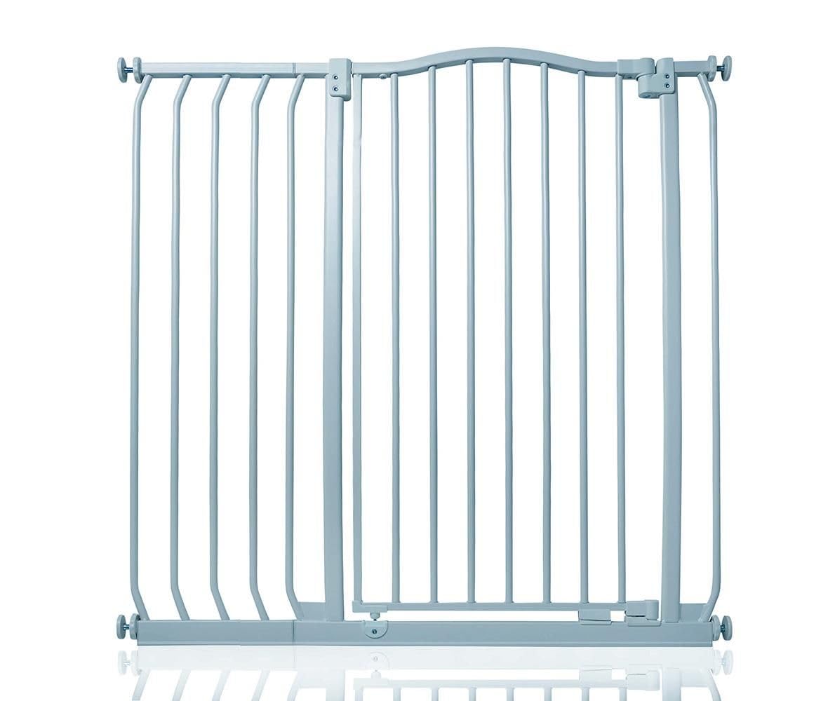 Safetots Extra Tall Curved Top Safety Gate, 116cm - 125cm, Matt Black, Extra Tall 100cm in Height, Pressure Fit Stair Gate, Baby Gate for Doors Hallways and Spaces, Safety Barrier, Easy Installation — view 11