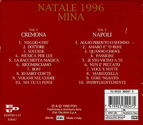 NATALE 1996 DUE CD CREMONA E NAPOLI CONFEZIONE SPECIALE