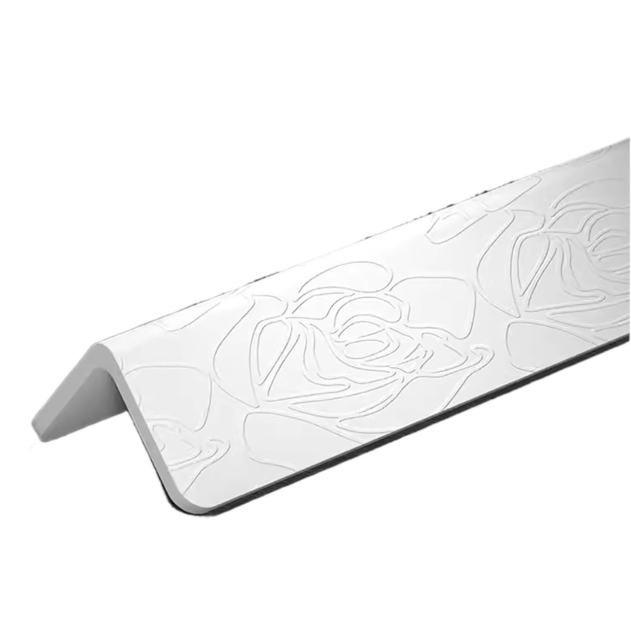 L Molding Corner Guards, PVC Corner Protector 89 Deg Long Lasting Multicolor Multiple Sizes(White,3.6x240cm/1.4x94in)