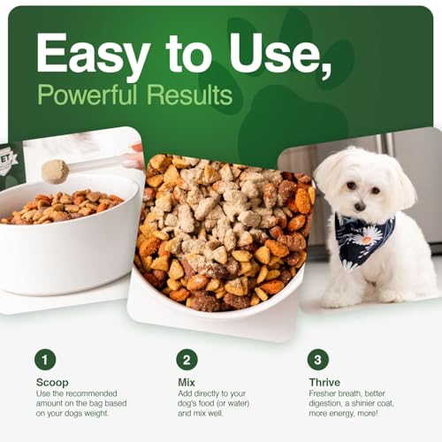 image for Iron Paws Human-Grade Superfood For Dogs, Premium Greens Powder Supple