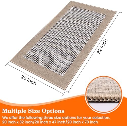 StepRite Kitchen Rugs, Kitchen Mats for Floor, 32
