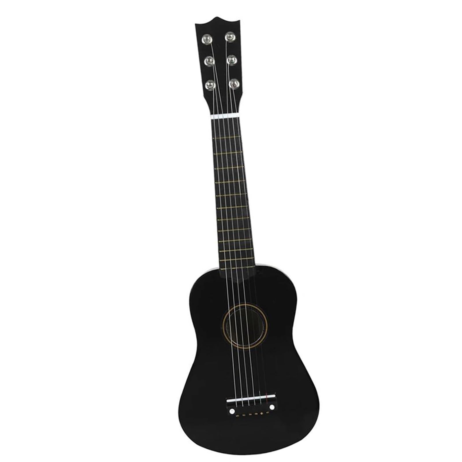 21-calowa Lipa Ukulele 6 Strun Mała Gitara Basowa Instrumenty Muzyczne(BK)