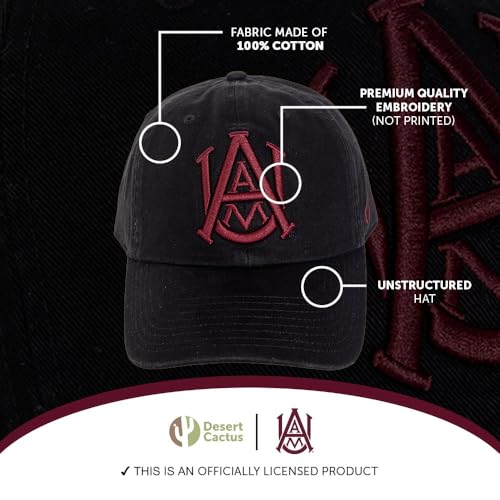 Gorra Alabama A&M University Bordada Ajustable miniatura 4
