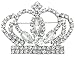 Soulbreezecollection Princess Crown Tiara Brooch Pin Wedding Bridesmaid Clear Rhinestones Jewelry