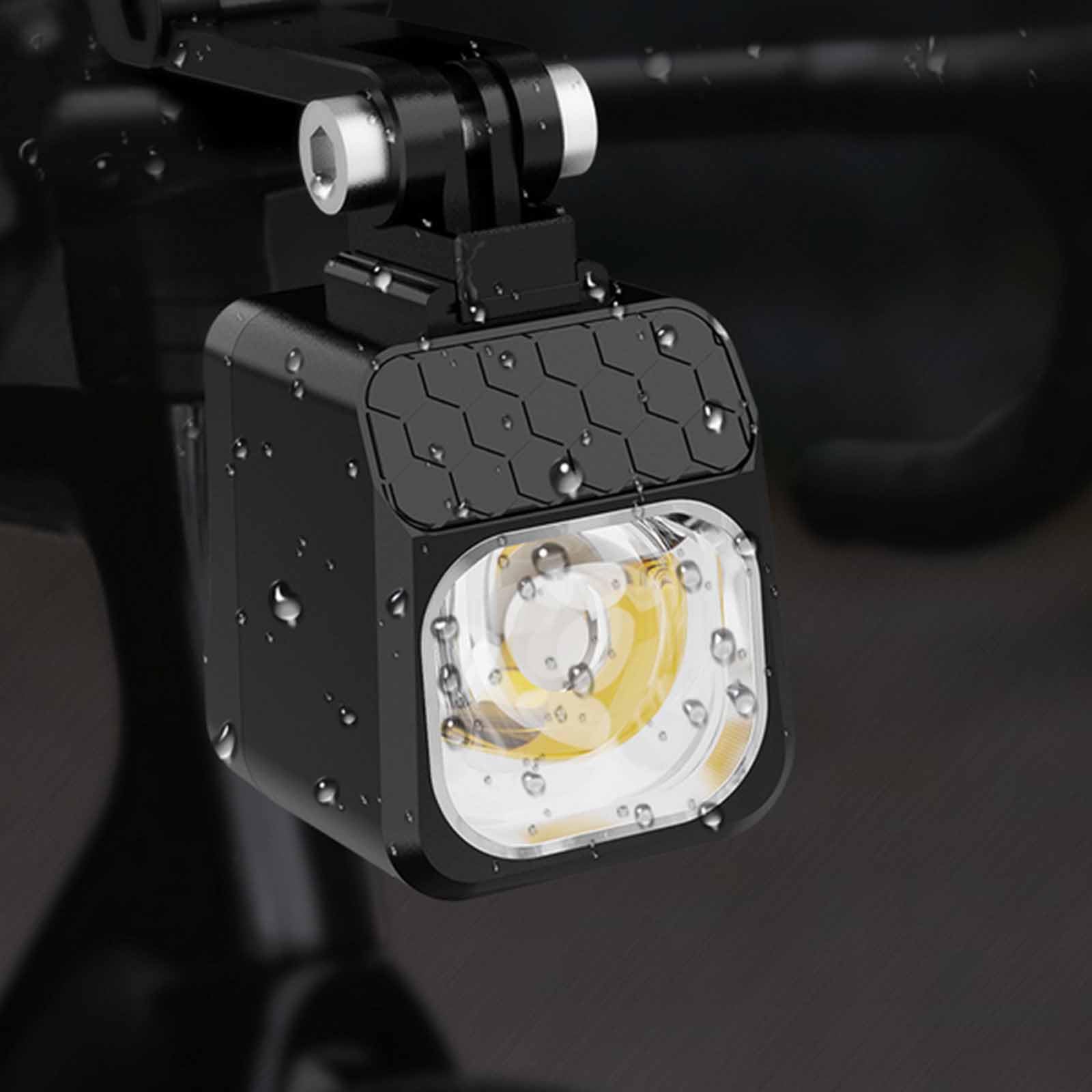 Bezprzewodowa lampa rowerowa z pilotem o mocy 4000 mAh, cyfrowy wyświetlacz elektryczny o wysokiej jasności, bezpieczna lampa do jazdy nocnej, 3 tryby oświetlenia