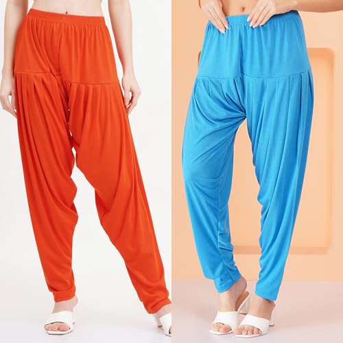Image of Buy That Trendz Patiala Salwar for Women Relaxed Fit Viscose Patiyala Salwar Harem Bottom Pants