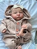 Zero Pam Reborn Baby Dolls Realistic Newborn Babies 19 Inch Soft Silicone Baby Doll That Look Real Handmade Lifelike Baby Dolls for Girls