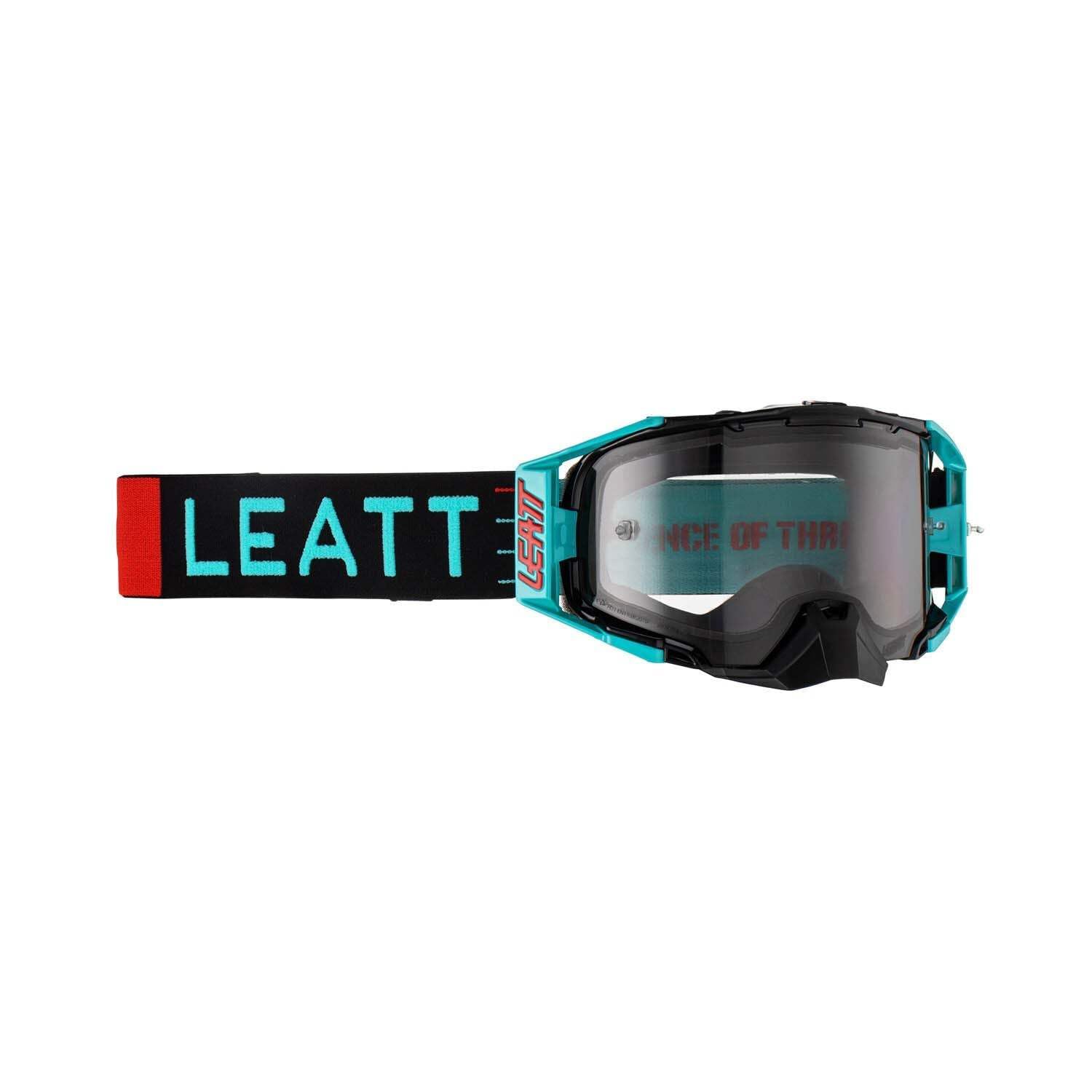 Amazon.com: Leatt Goggle Velocity 6.5 Adult (Turquoisewith Light
