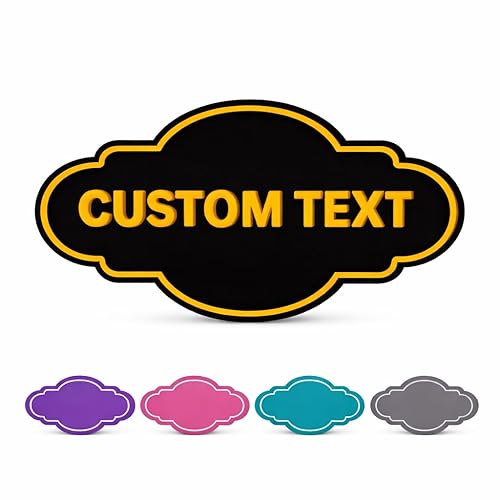 Custom Text Sign – 6"x3", 8"x4", 10"x5", 12"x6", Personalized PETG