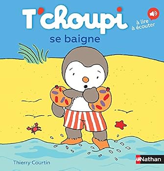 Hardcover T'choupi se baigne [French] Book