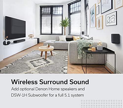 Denon Home Sound Bar 550 With Dolby Atmos And Heos Built-In (Factory Certified Refurbished) #TOP5
