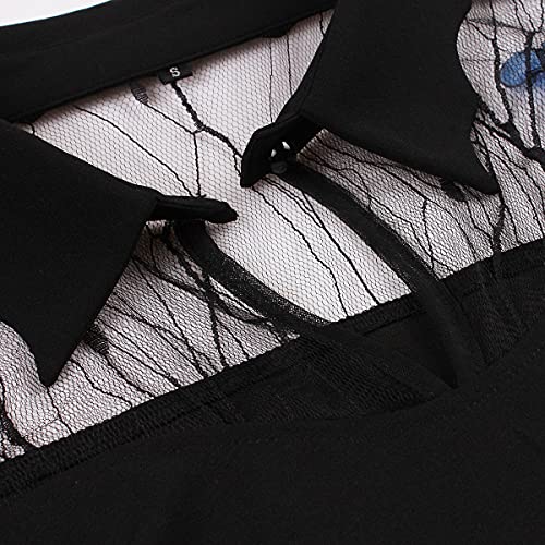 Women's Vintage Polka Dot 1950s Audrey Retro Rockabilly Prom Dress 50's 60's A-Line Cocktail Party Swing Dress3