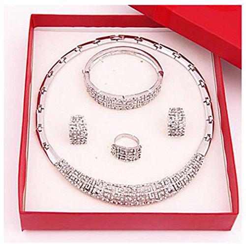 Preisvergleich Produktbild GYJUN Schmuck-Set Damen Jubiläum / Hochzeit / Verlobung / Geburtstag / Geschenk / Party Schmuck-Set Legierung StrassHalsketten / Armbänder