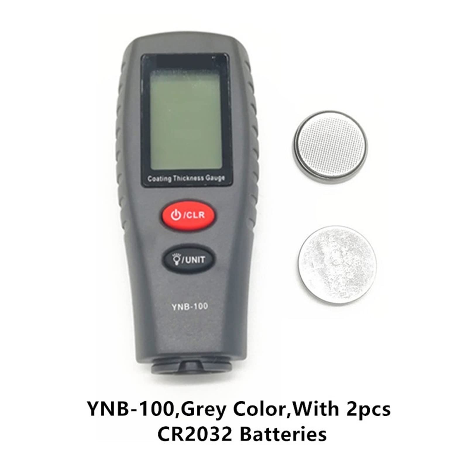 Cyfrowy miernik grubości folii LCD z podświetleniem miernik grubości lakieru samochodowego miernik grubości lakieru YNB-100(B100G with Battery)