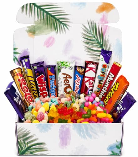 Chocolate Gift Box for Women Birthday Hamper Gift Set for Her- Assorted Chocolates Sweets and Candy- Birthday Gift for Men Father Friend Wife Thank You Get Well Soon