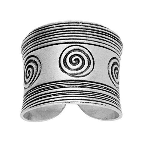 Bague Large Réglable en Argent Massif : Dites Adieu aux Problèmes de Taille