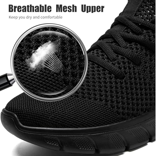 Mens Running Shoes Slip On Tennis Walking Sneakers Workout Athletic Lightweight Casual Sport Shoes3