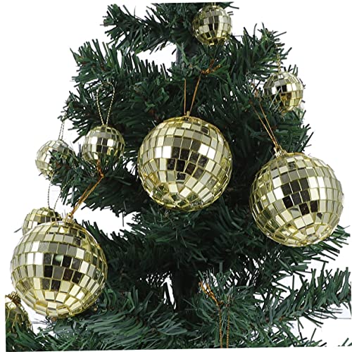 Christmas tree decoration : lot de 72 balles suspendues disco