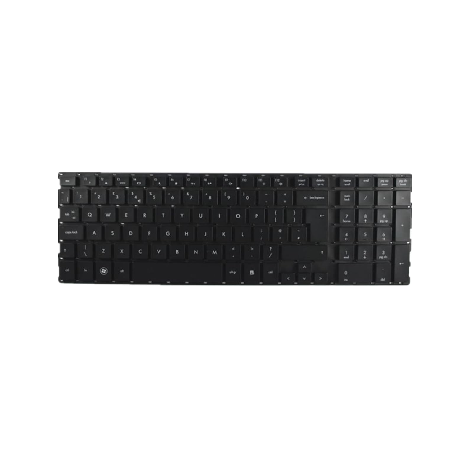 Clavier Ordinateur Portable HP ProBook 4710s Noir pour Remplacement Saisie - 2