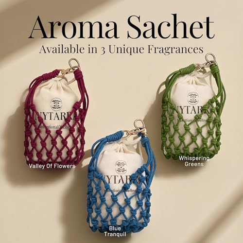 Image of Nytarra Luxury Aroma Sachet - Blue Tranquil | Long Lasting Air Fresheners for Closets, Drawers & Cupboards | Hanging Closet Freshener Pouch | Premium Wardrobe Fragrance | No Heat or Spray