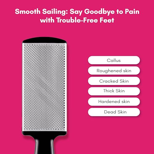 Beauté Secrets, Foot Scrubber, Callus Remover, Effective for Thick Callus and Cracked Feet Pedicure Rasp, Remove Hard Skin, Grater Foot Filer - Image 4