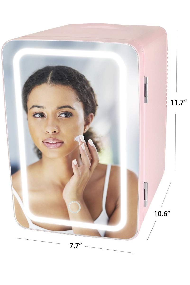 personal chiller mini fridge pink