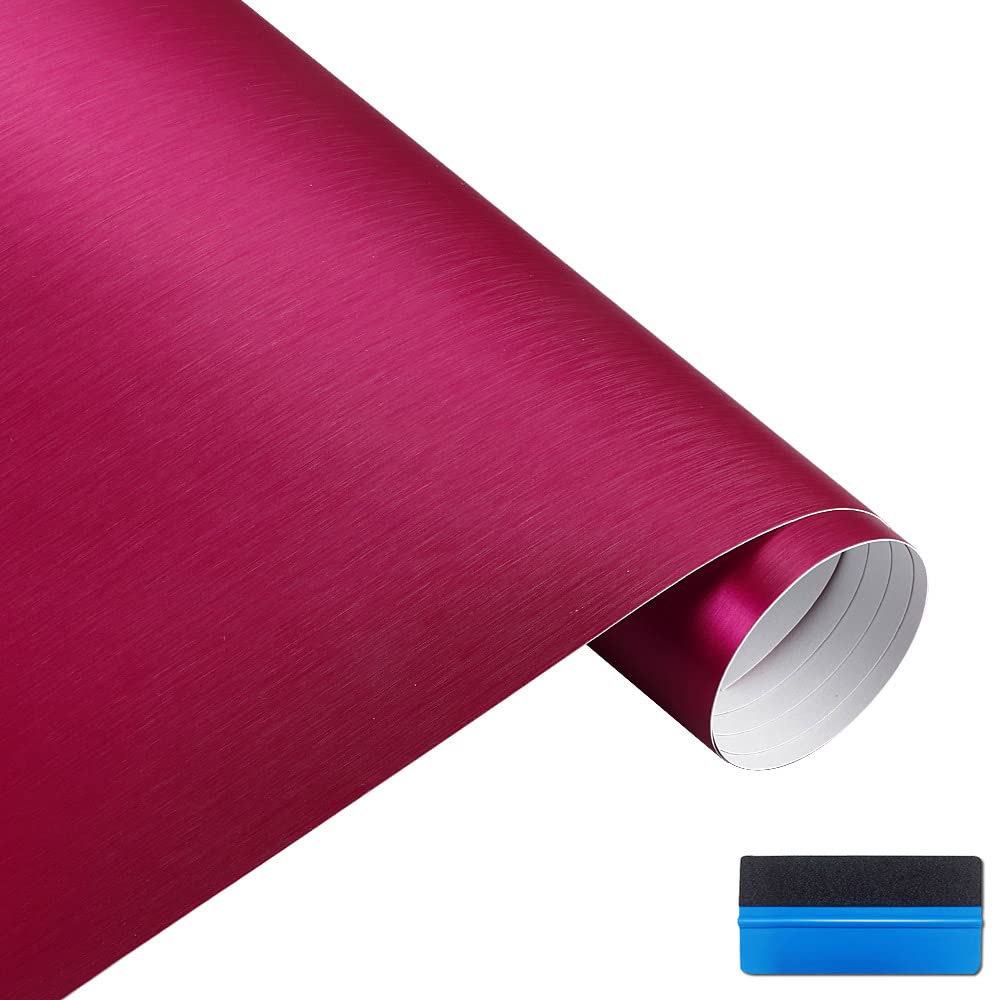 NewL Satin Brushed Stainless Steel Metallic Vinyl Wrap Film Matte Chrome Car Wrapping Foil Sticker Sheet for Car Laptop Furniture (Grey, 50cm x 150cm) — view 9