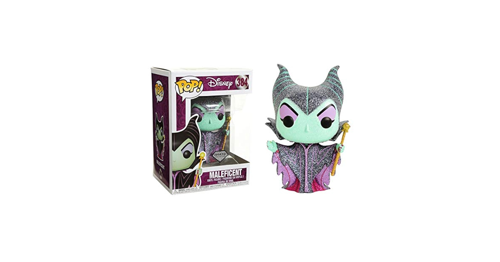 FUNKO POP マレフィセント フィギュア セット レア Amazon.com: Funko Pop! Disney Maleficent #384 (Diamond