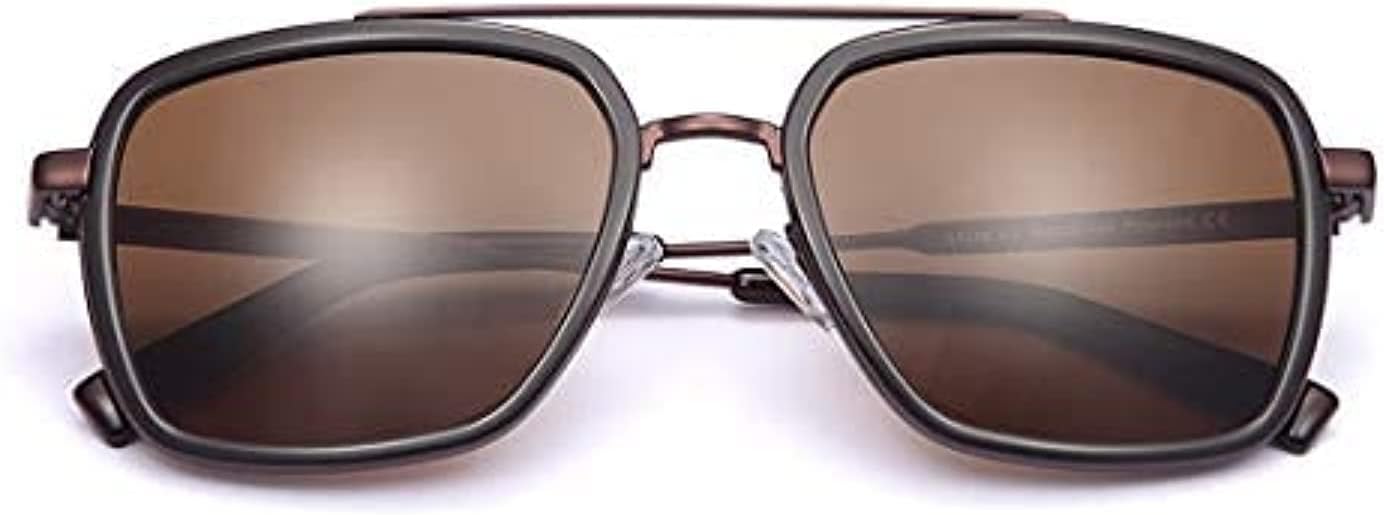 RADARMen's Square Polarized Sunglasses