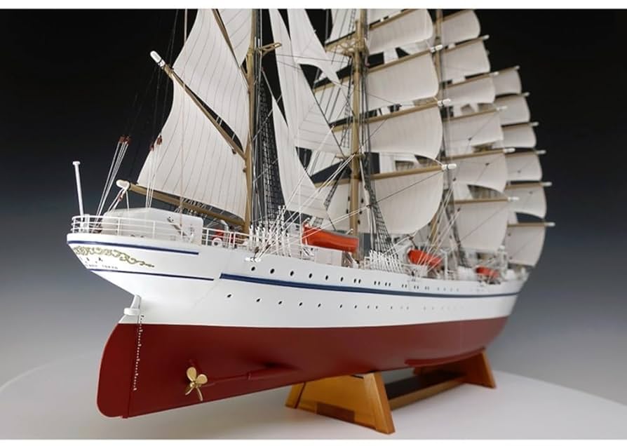 Amazon | ウッディジョー 1/160 日本丸 (帆付) 木製模型