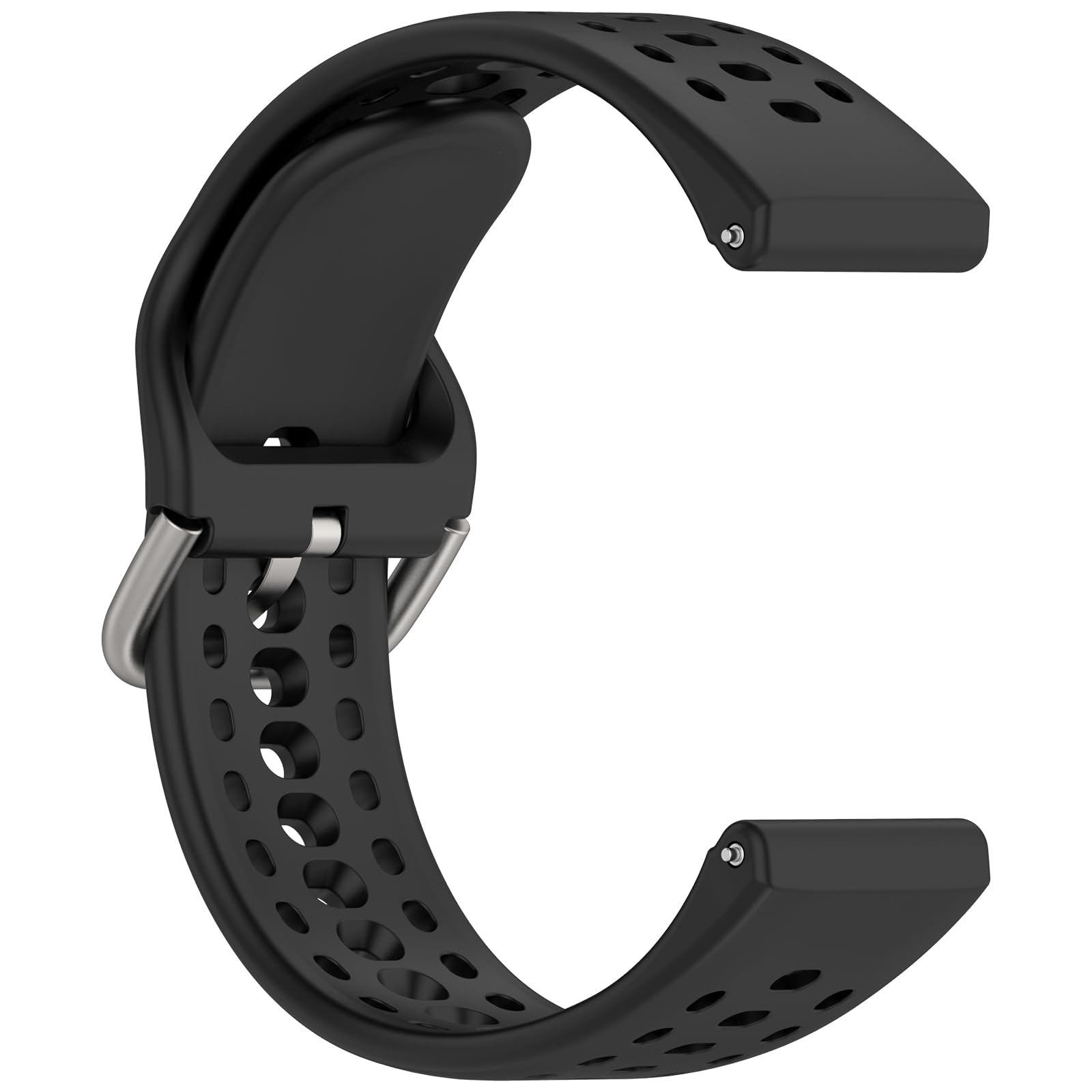 Cinturino di ricambio per Amazfit Bip 6/Bip 5, 22 mm, in silicone, a sgancio rapido, per smartwatch Amazfit GTR 4/3/3 Pro/2/2e/GTR da 47 mm (senza tracker)