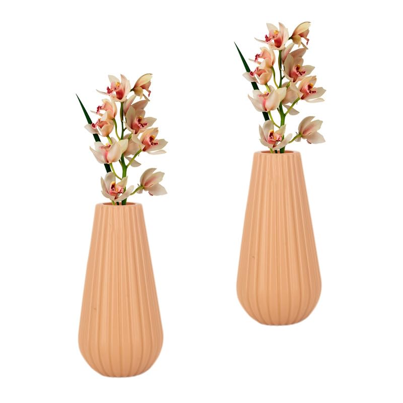 GARDENS NEED 8-Inch (20.32 cm) Peach Color Decorative Cylind… GARDENS NEED 8-Inch (20.32 cm) Peach Color Decorative Cylind…