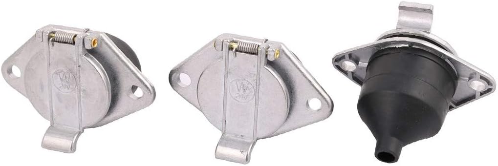 New Lon0167 3PCS TS03-A-N Featured 7P Male Trailer Reliable Efficacy Jack Connector Nylon Housing Aluminum Alloy Core(id:d6e 1d d0 168)