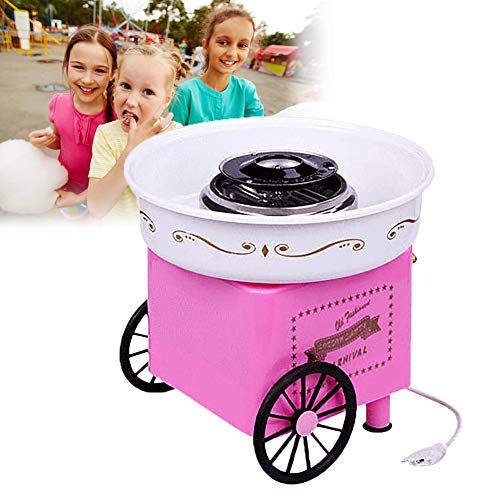 ZhiLianZhao Famiglia Elettrica Macchina per Zucchero Filato, Macchina per Zucchero Filato Professionale Il Design Compatto È Molto Facile da Usare