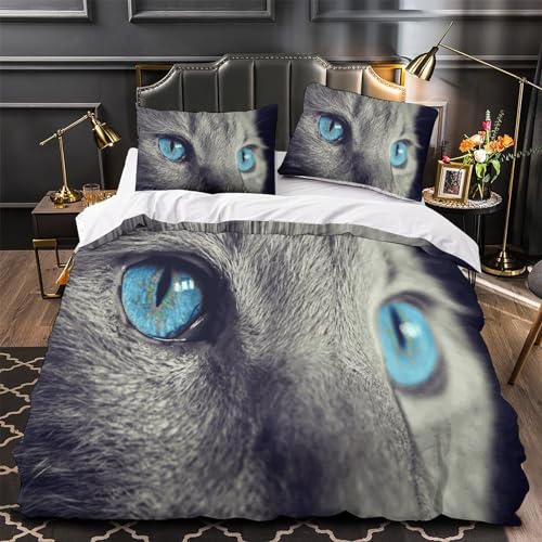 Parure de lit chat IOFEER en microfibre premium de qualité supérieure durable - 4