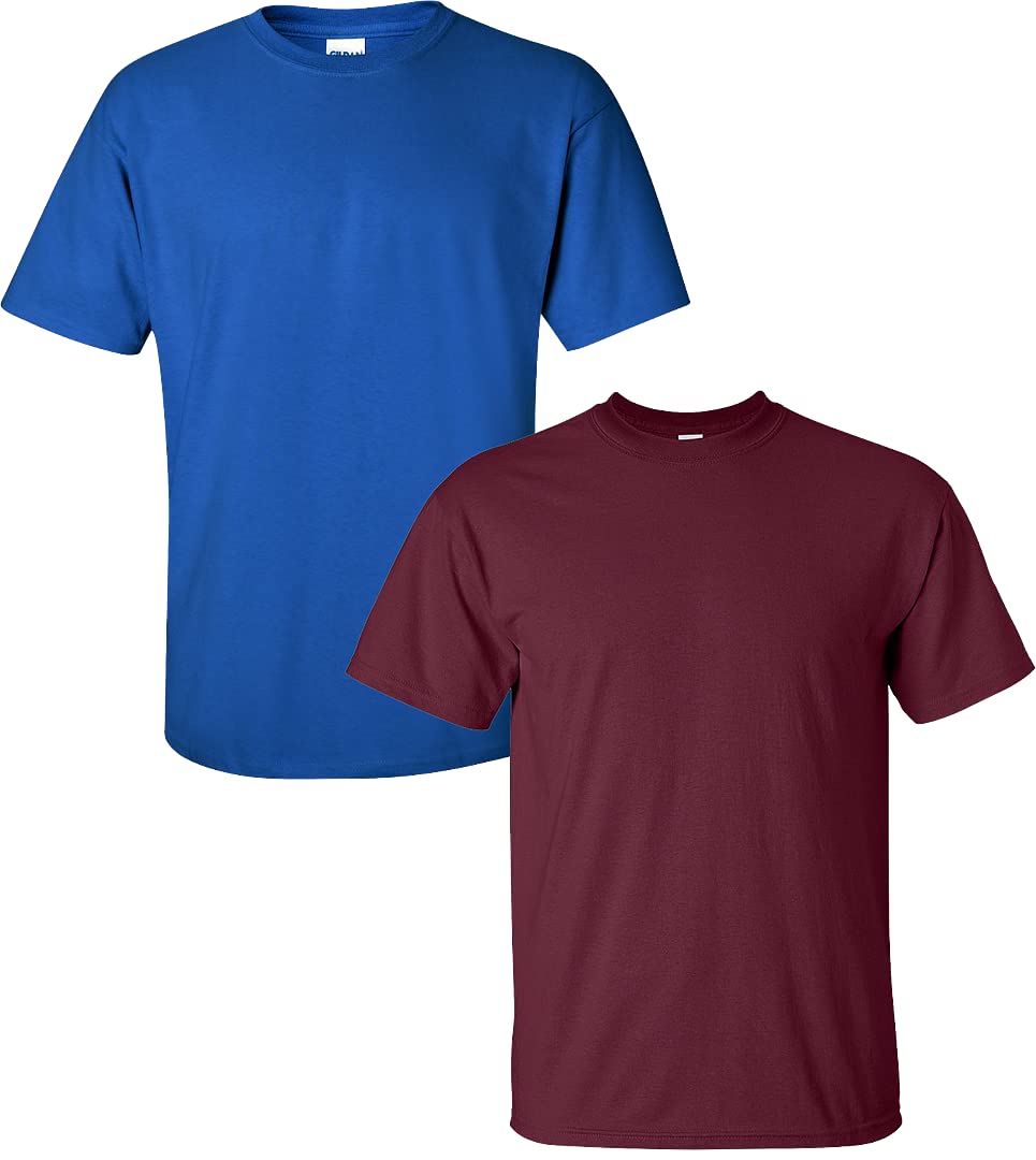 Gildan Men's Ultra Cotton T-Shirt, Style G2000, 2-Pack