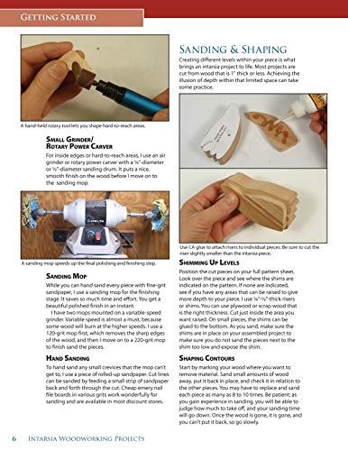 Intarsia Woodworking Projects: 21 Original Designs with Full-Size Plans and Expert Instruction for All Skill Levels (Fox Chapel Publishing) Learn How to Create Wood Inlay with Depth on Your Scroll Saw - Image 8