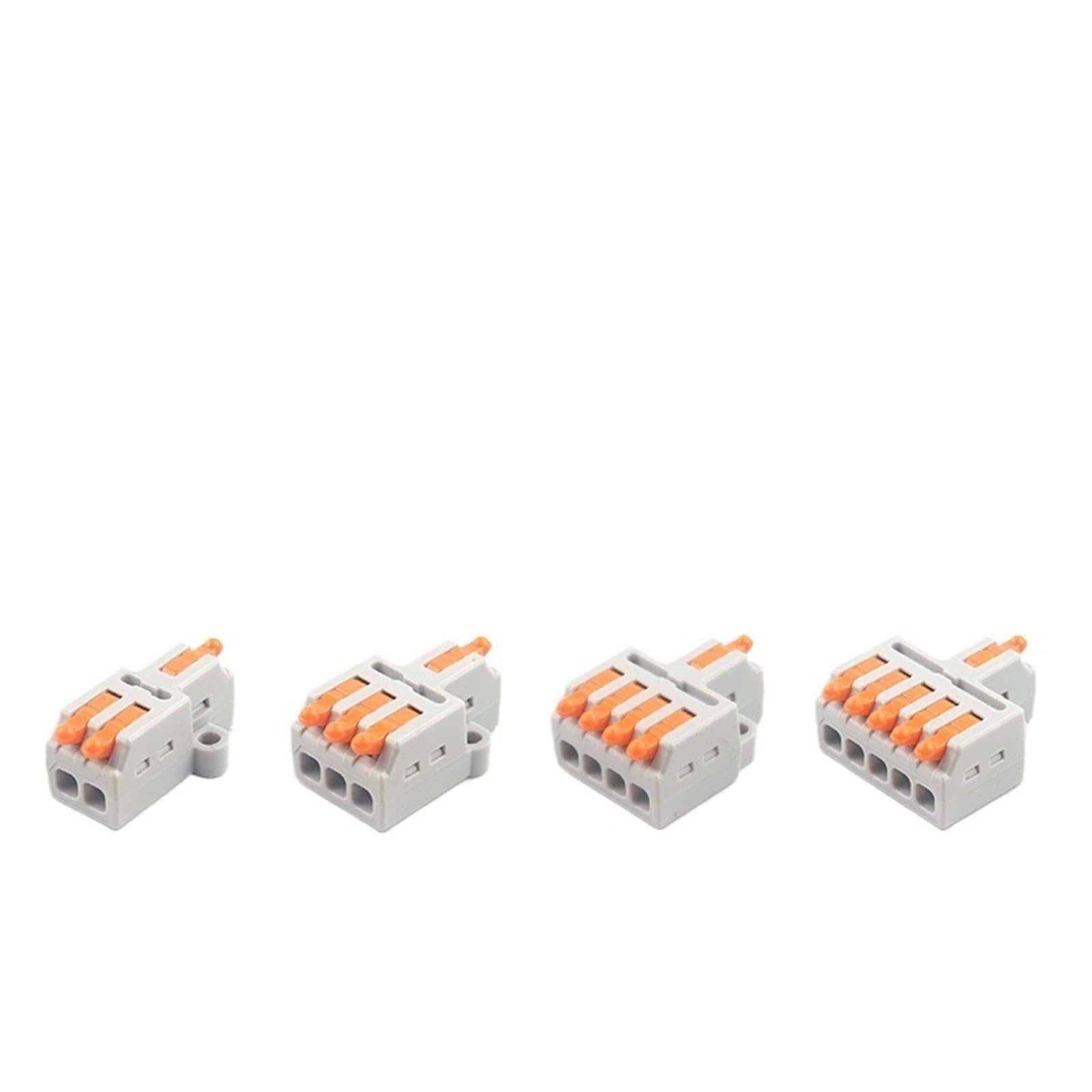 3 4 5 6 Pin 1 Ingresso connettori a Cavo rapido con Uscita Multipla Sdoppiatore Cavo Compatto Morsettiera a Leva elettrica a Pressione 213 214 215(30PCS D1-2345O)
