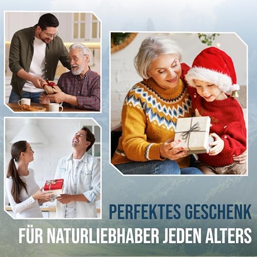 Bild 6 - HD Fernglas 8x25 kompakt & leicht - Leistungsstarkes Allround Taschenfernglas für Wandern, Reise & Vogelbeobachtung - Ferngläser klein für Erwachsene & Kinder