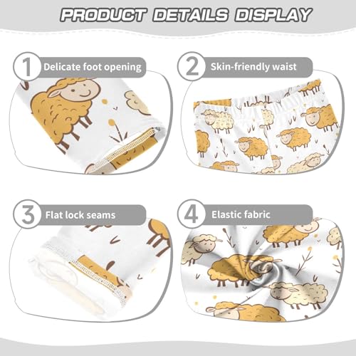 Girls' Leggings Sheep Kids Yoga Tights Pants 1 Pack 208580783