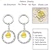 AGR8T Key Chain Ring Set Grandpa Grandma 2pcs Pendant Key Hook Gifts For Grandparents Wedding Anniversary Day