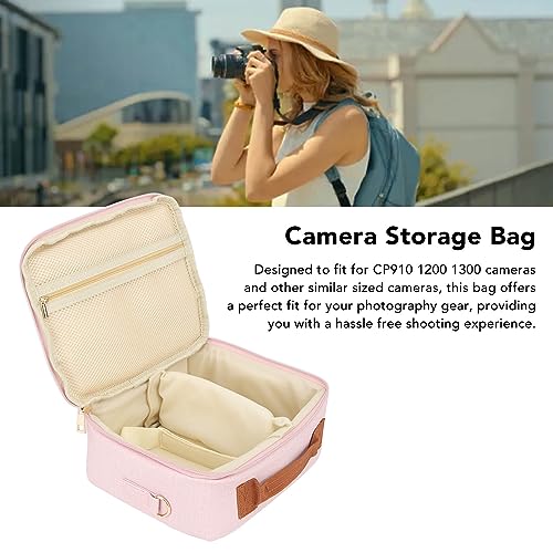 Bolsa para cámara Tangxi rosa con gran capacidad y correa ajustable miniatura 2