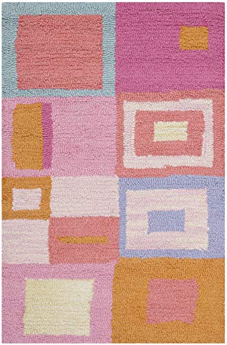 Tapete decorativo SAFAVIEH 2x3 pies de lana hecho a mano